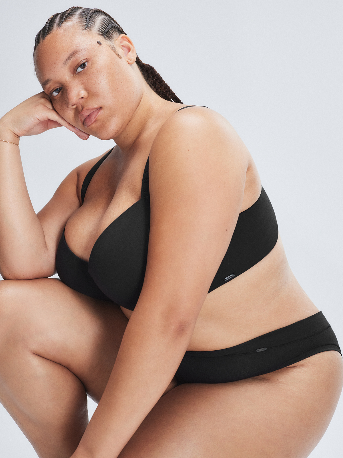 Cotton Essentials Cheeky Panty in Black | SAVAGE X FENTY