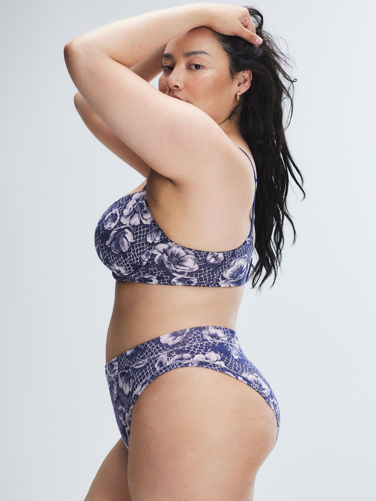 Cotton Essentials Cheeky Panty in Blue & Multi | SAVAGE X FENTY