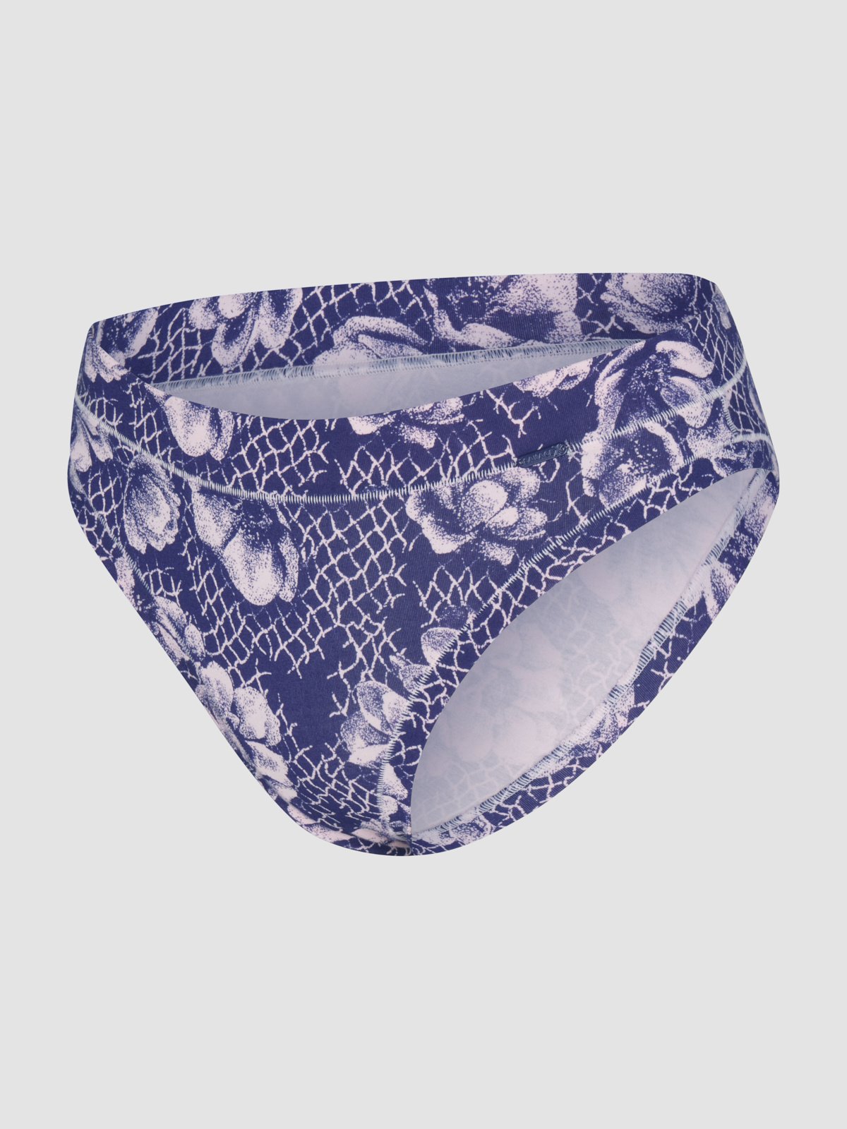 Cotton Essentials Cheeky Panty in Blue & Multi | SAVAGE X FENTY