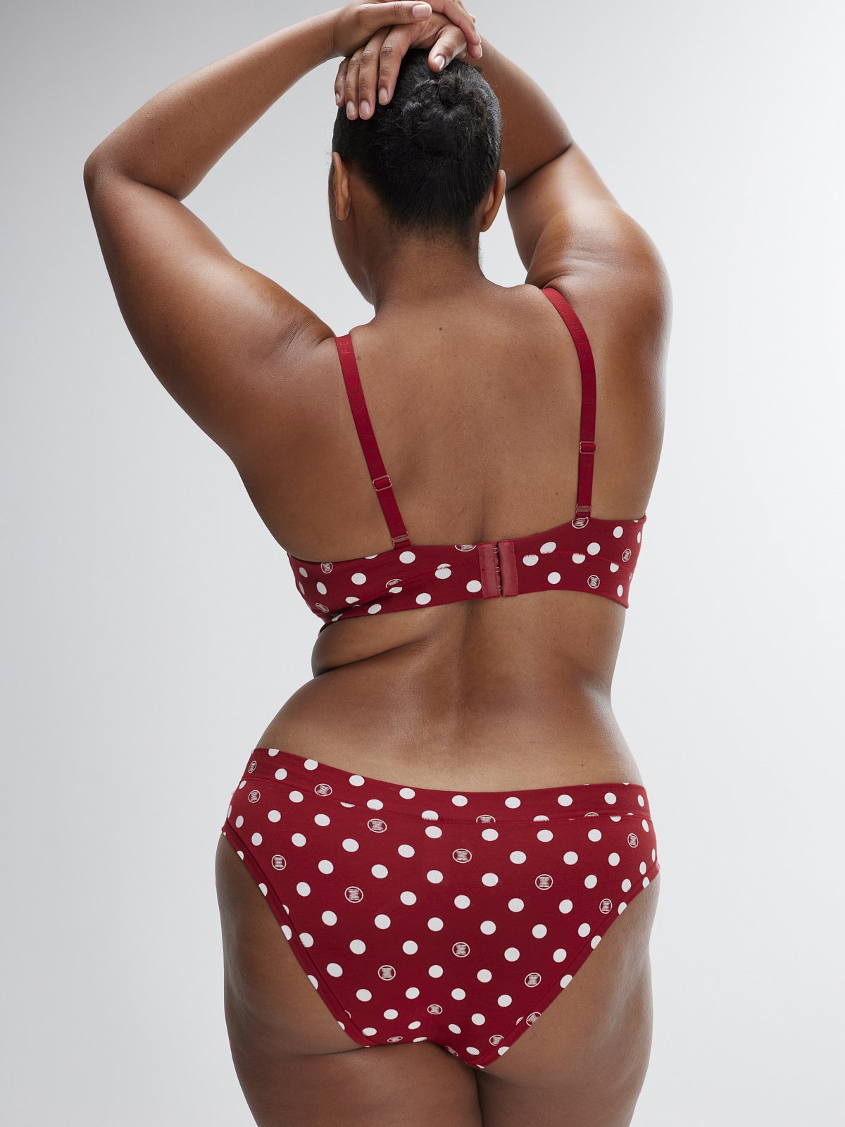 Cotton Essentials Cheeky Panty in Multi & Red | SAVAGE X FENTY