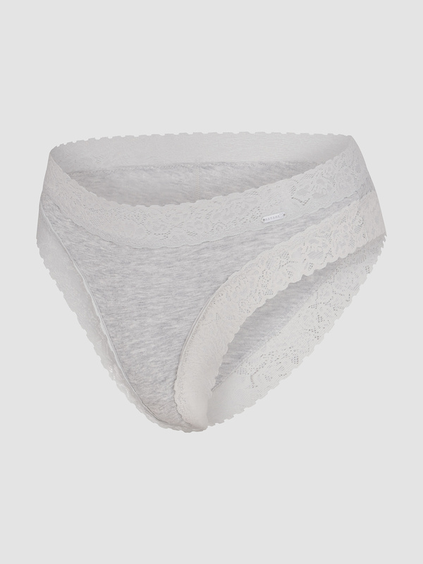 Cotton Essentials Lace-Trim Cheeky Panty