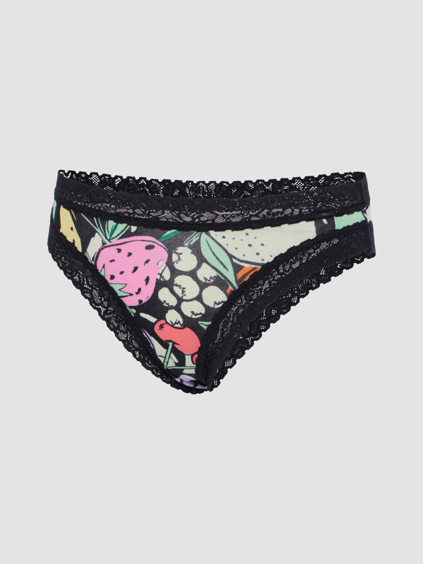 Cotton Essentials Lace-Trim Cheeky Panty
