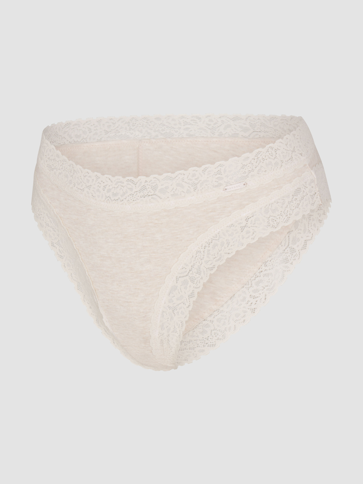 Cotton Essentials Lace-Trim Cheeky Panty in Nude | SAVAGE X FENTY