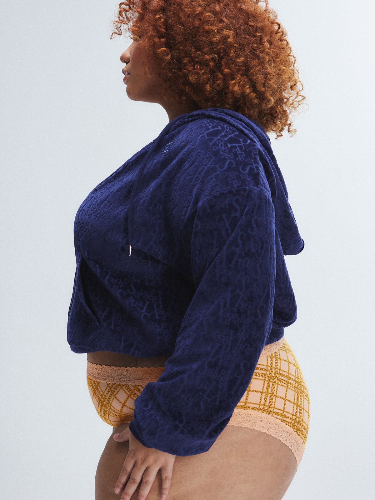 Cotton Essentials Lace-Trim Cheeky Panty in Multi & Pink | SAVAGE X FENTY