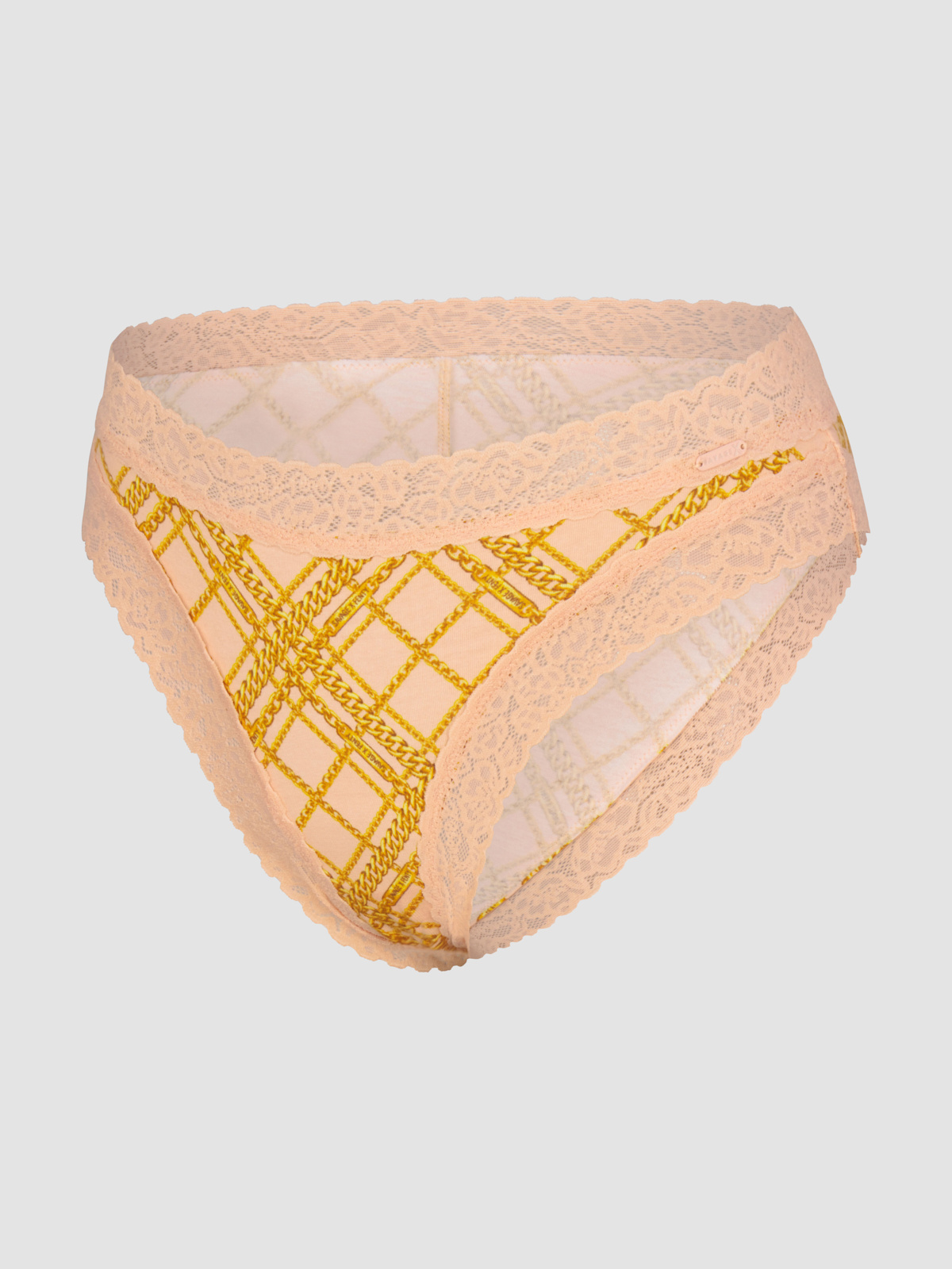 Cotton Essentials Lace-Trim Cheeky Panty in Multi & Pink | SAVAGE X FENTY