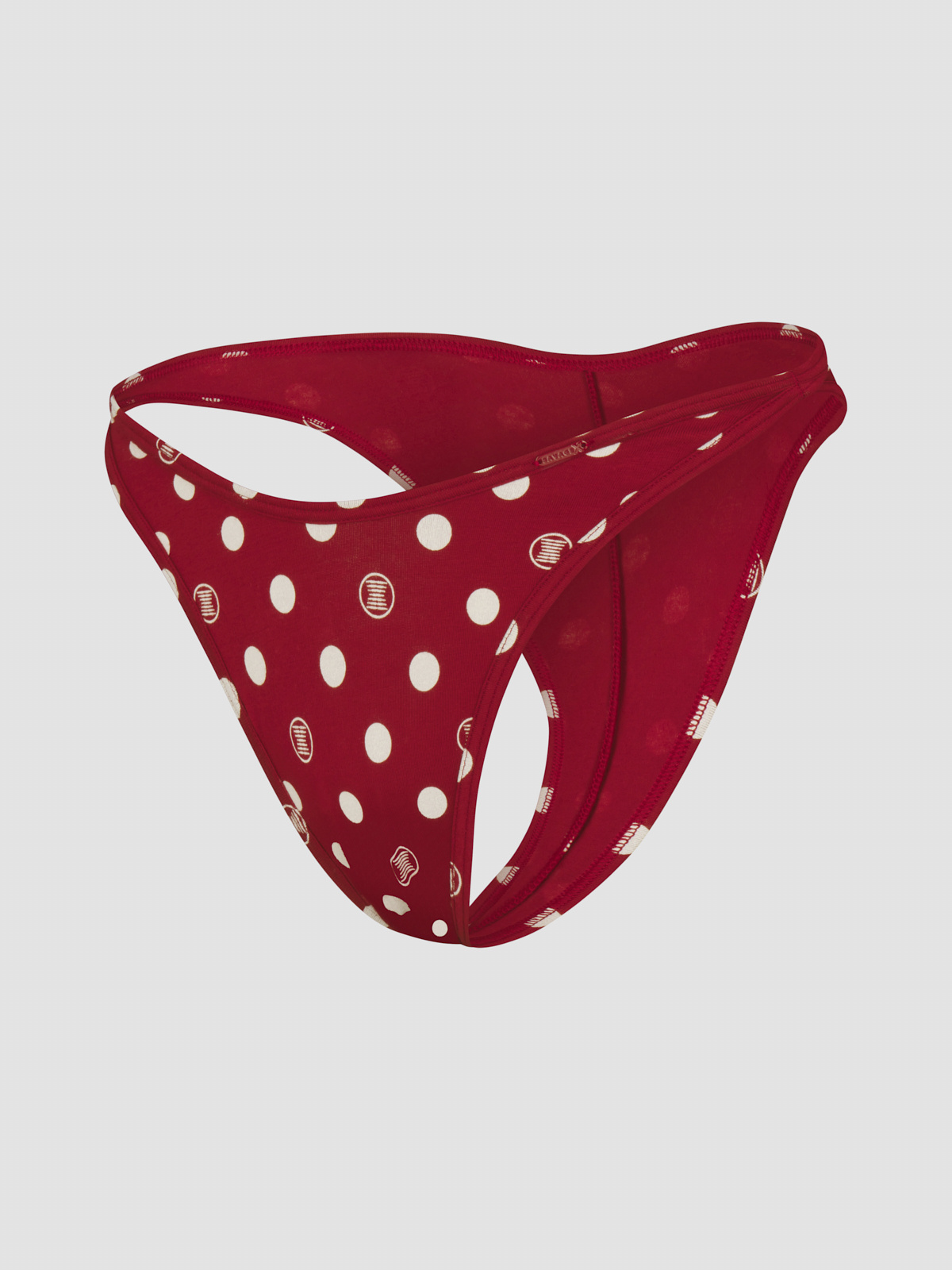 Cotton Essentials String Bikini Panty in Multi & Red | SAVAGE X FENTY