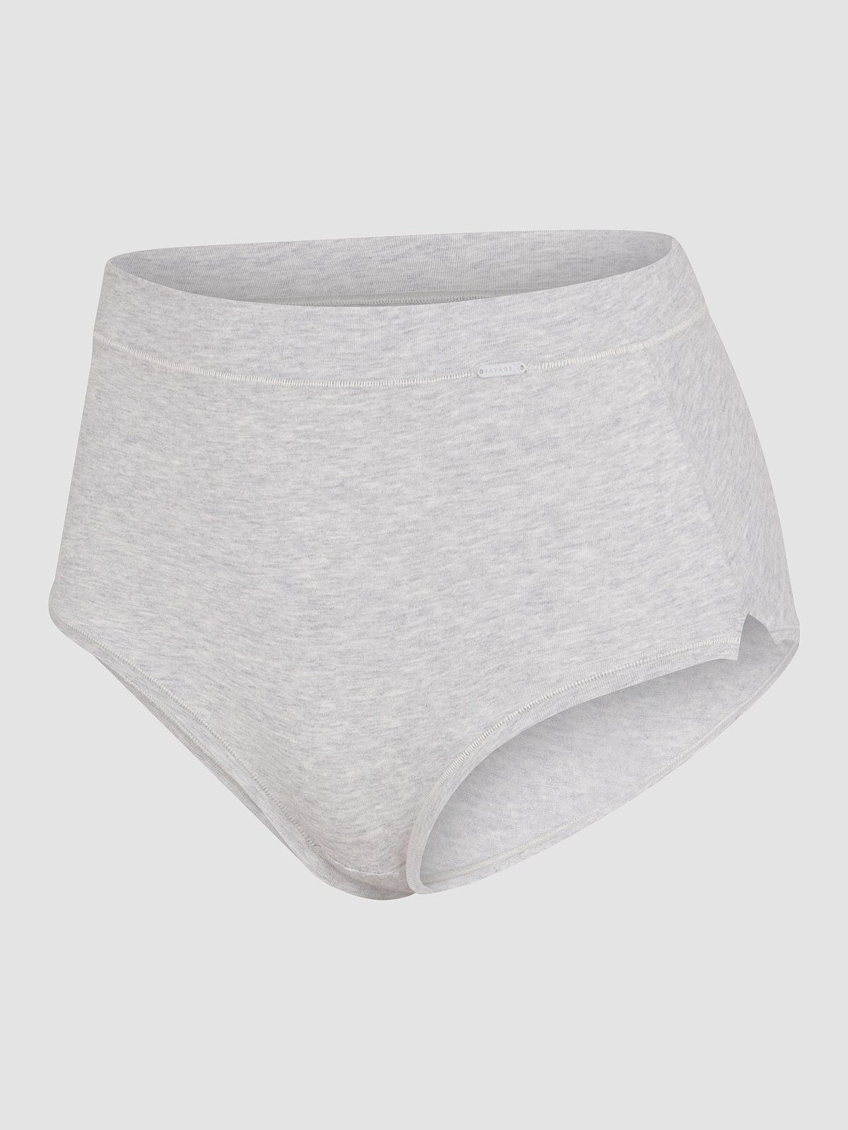 Cotton Essentials Shortie Panty in Grey & Silver | SAVAGE X FENTY