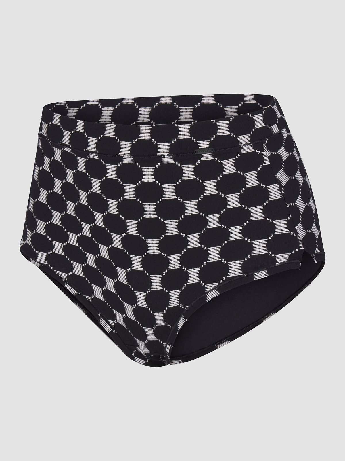 Cotton Essentials Shortie Panty in Black & Multi | SAVAGE X FENTY