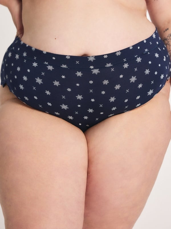 Cotton Essentials Lace-Trim Bralette