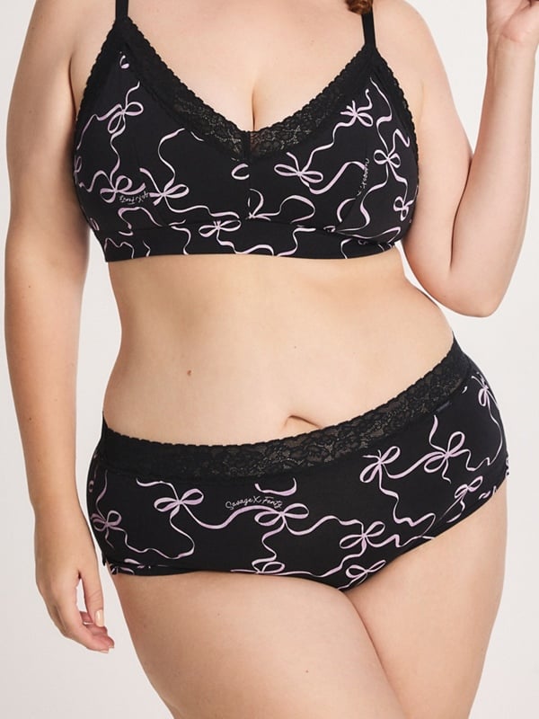 Cotton Essentials Lace-Trim Shortie Panty