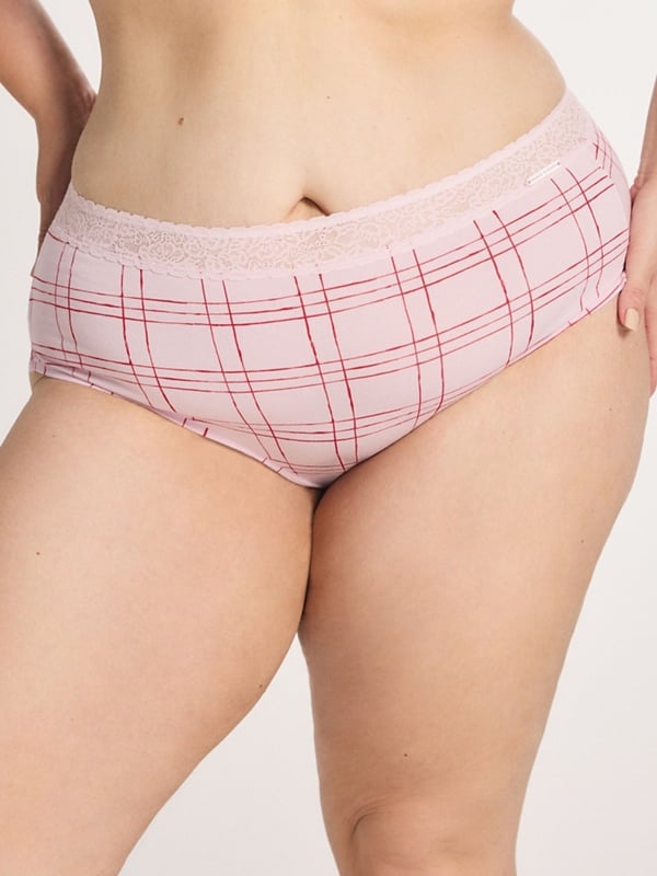 Cotton Essentials Lace-Trim Bralette