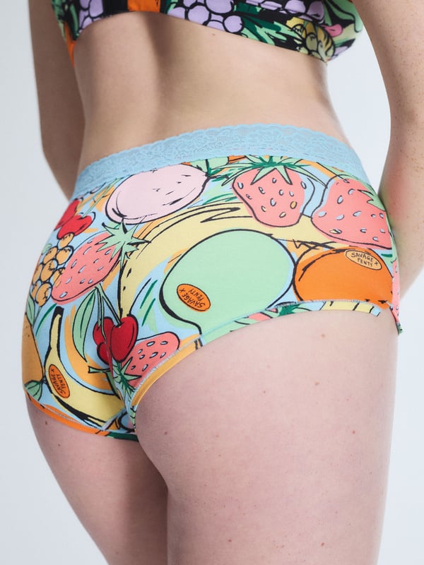 Cotton Essentials Lace-Trim Shortie Panty