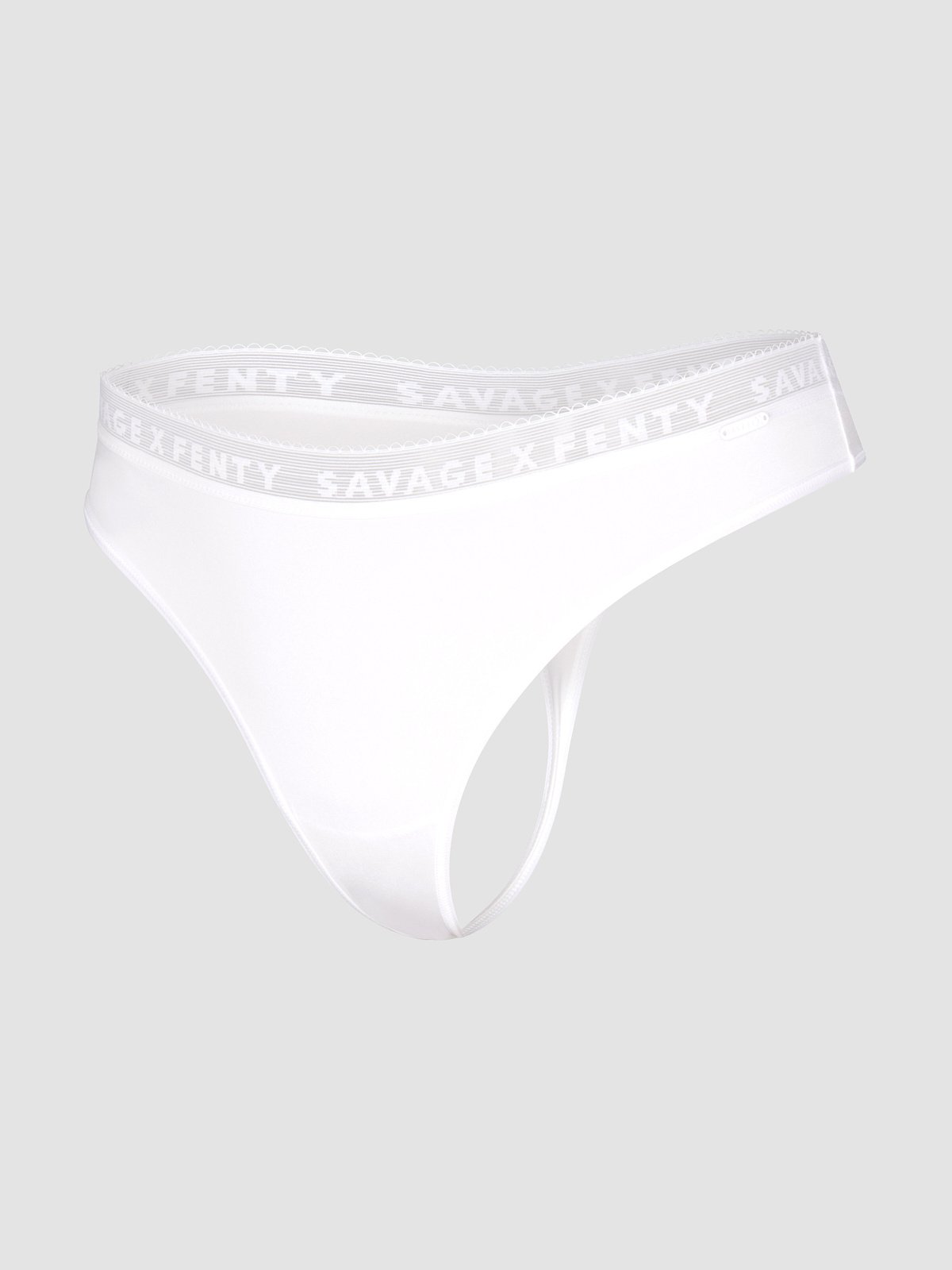 NEW Microfiber Logo-Trim Thong Panty