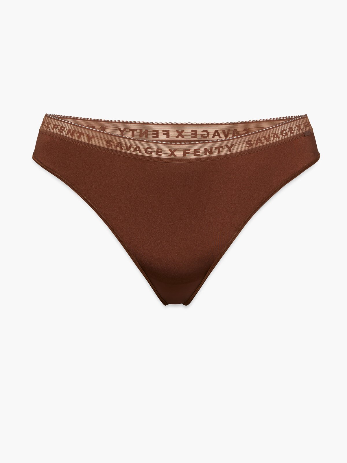 NEW Microfiber Logo-Trim Thong Panty