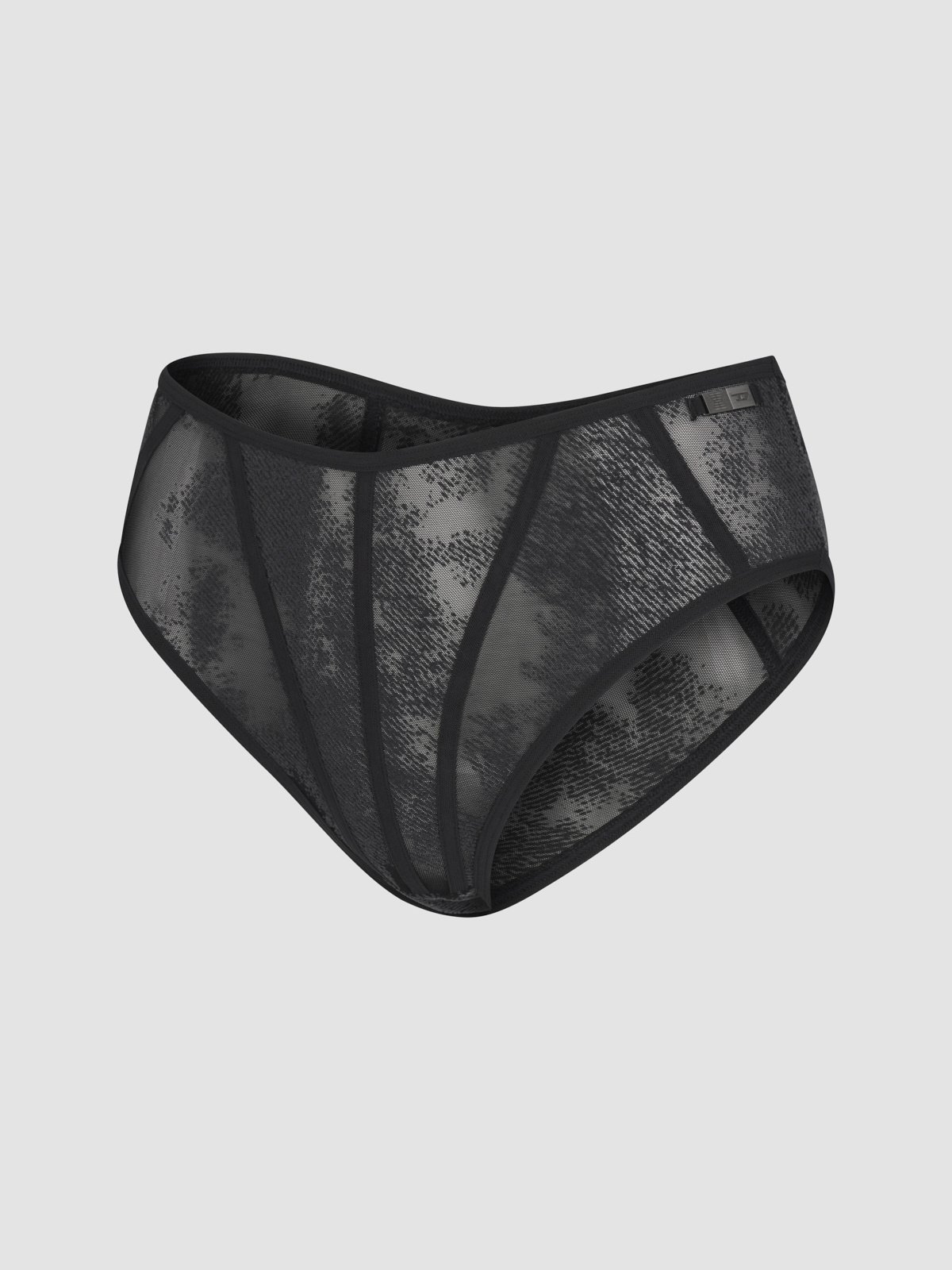 Savage X Diesel Denim Smoke High-Waist Brief Panty