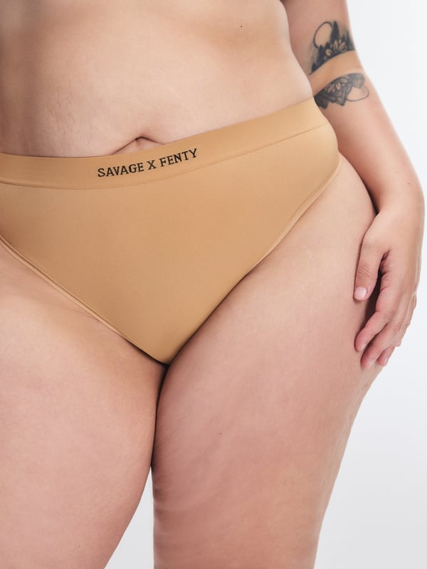 Seamless Mid-Rise Thong Panty