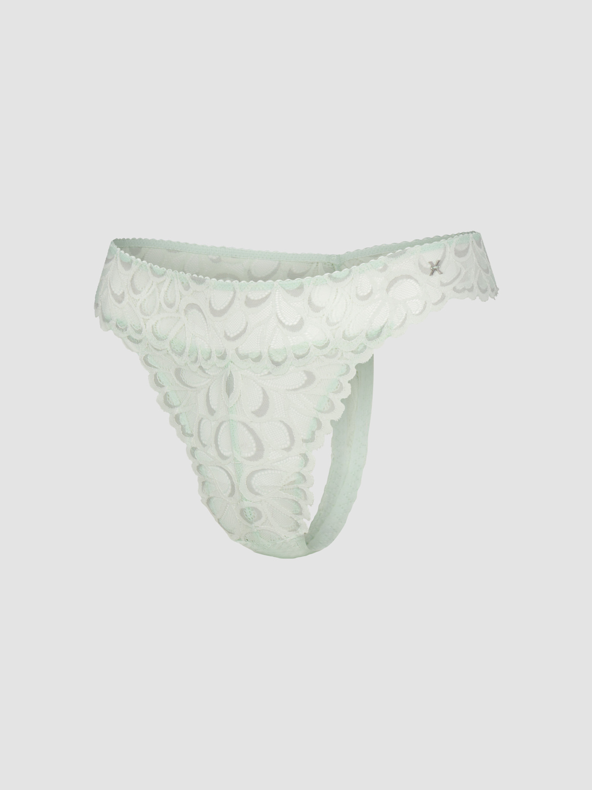 Savage Not Sorry Lace Thong Panty in Green | SAVAGE X FENTY
