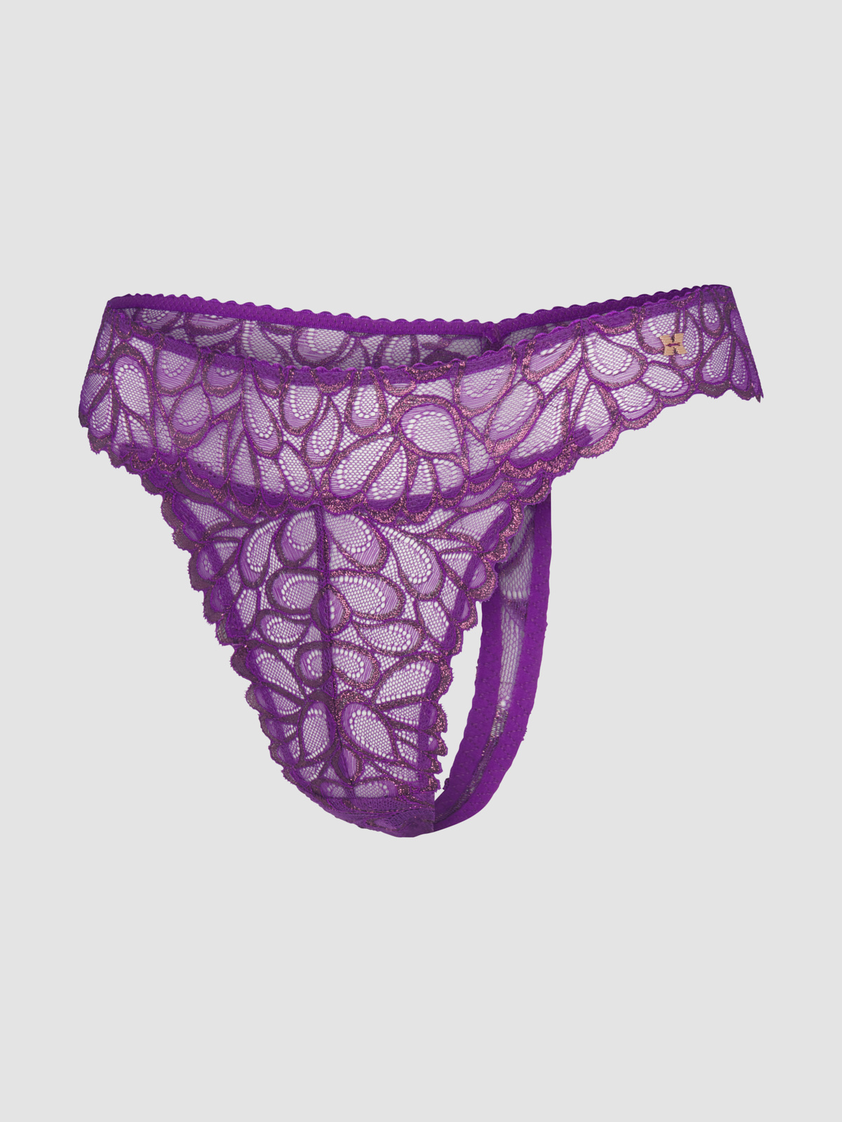 Savage Not Sorry Lace Thong Panty in Purple | SAVAGE X FENTY