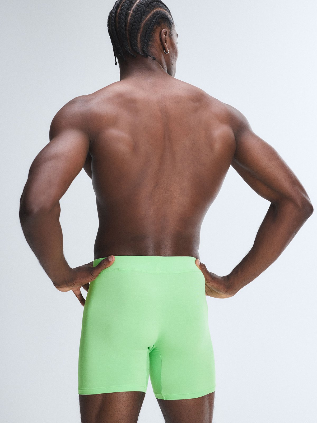 Homme Base Boxer Briefs in Green | SAVAGE X FENTY
