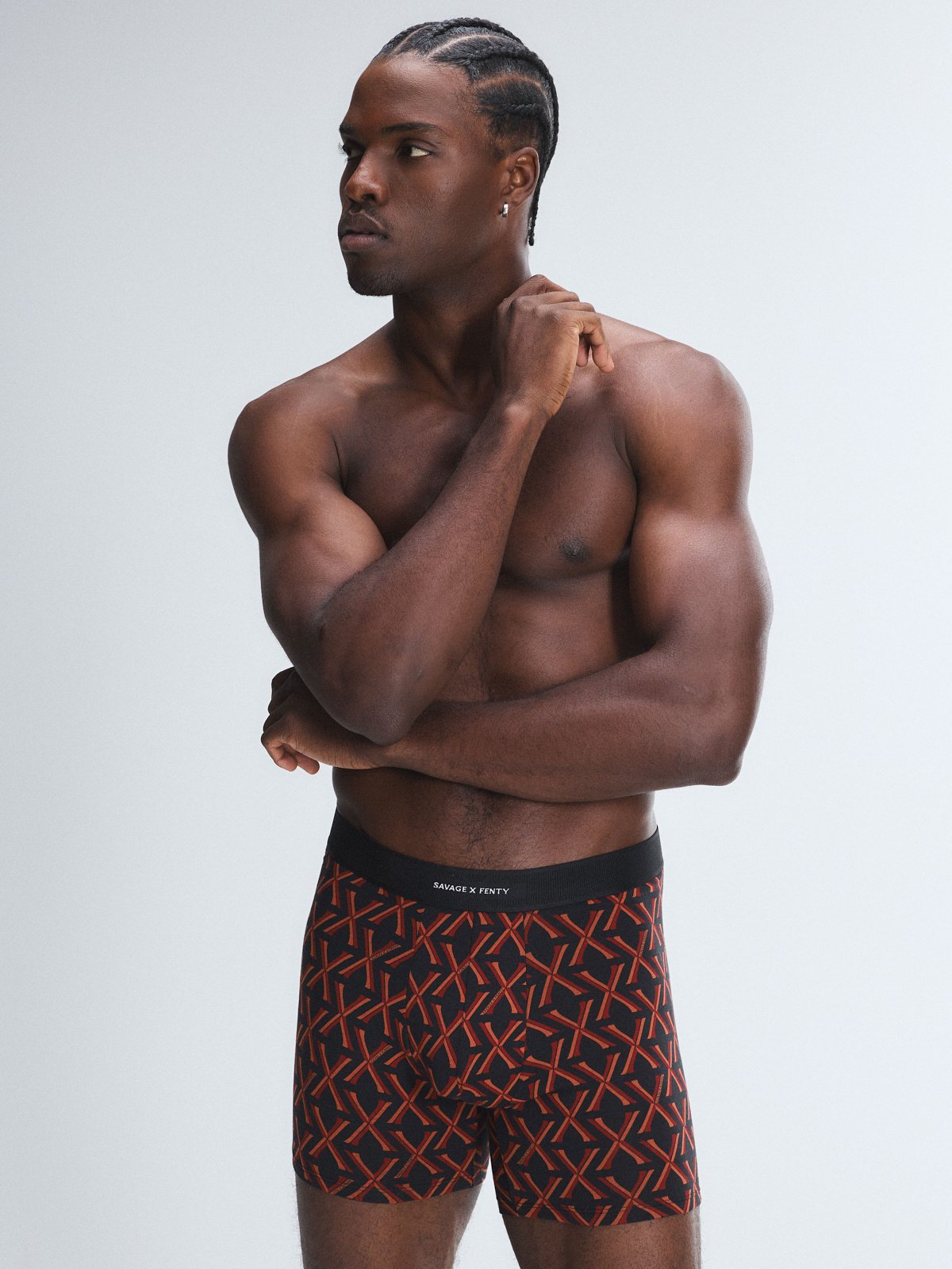 Savage X Boxer Briefs in Black & Multi & Red | SAVAGE X FENTY