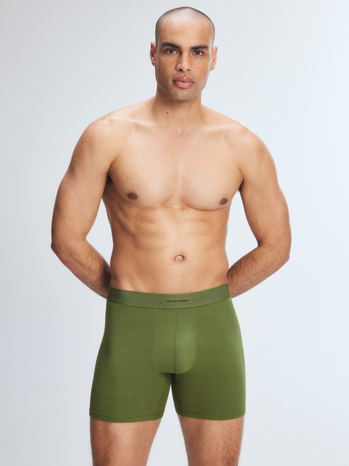 Savage X Boxer Briefs in Green | SAVAGE X FENTY