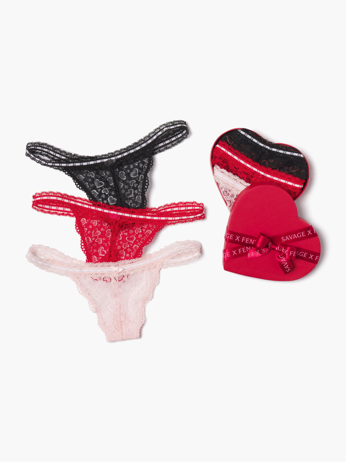 Lover's Lace G-String Panty 3-Pack