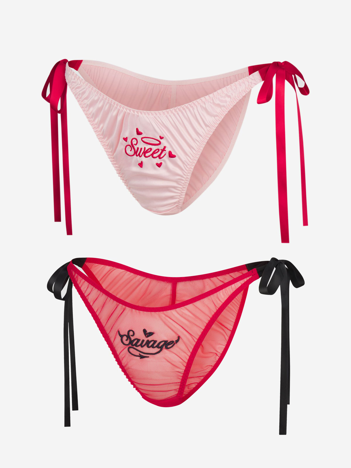 Flirty & Wordy Bikini Panty 2-Pack