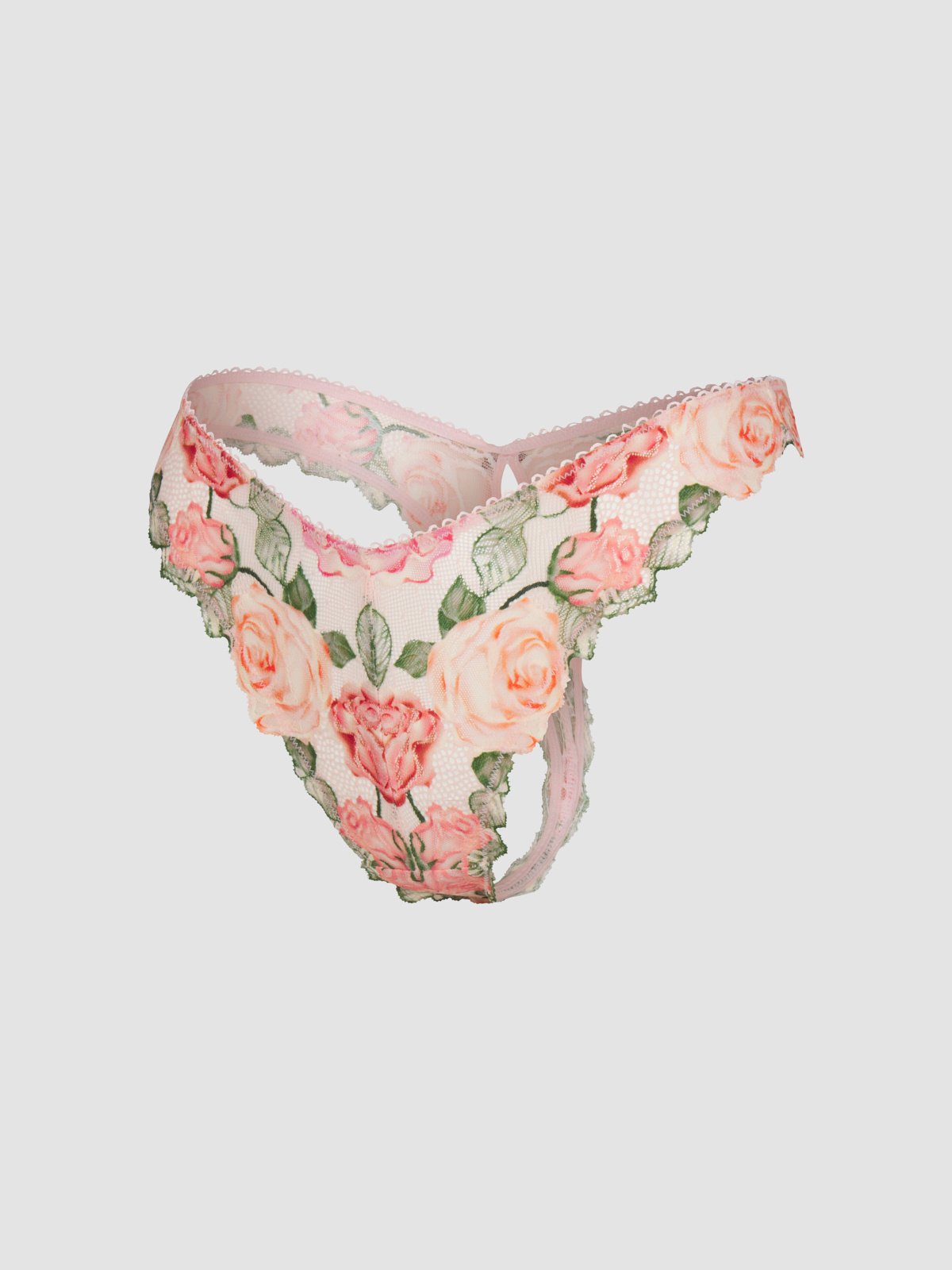 Les Roses Lace Thong