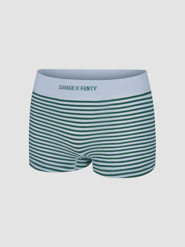 Seamless Boy Short Panty in Blue & Green & Multi | SAVAGE X FENTY