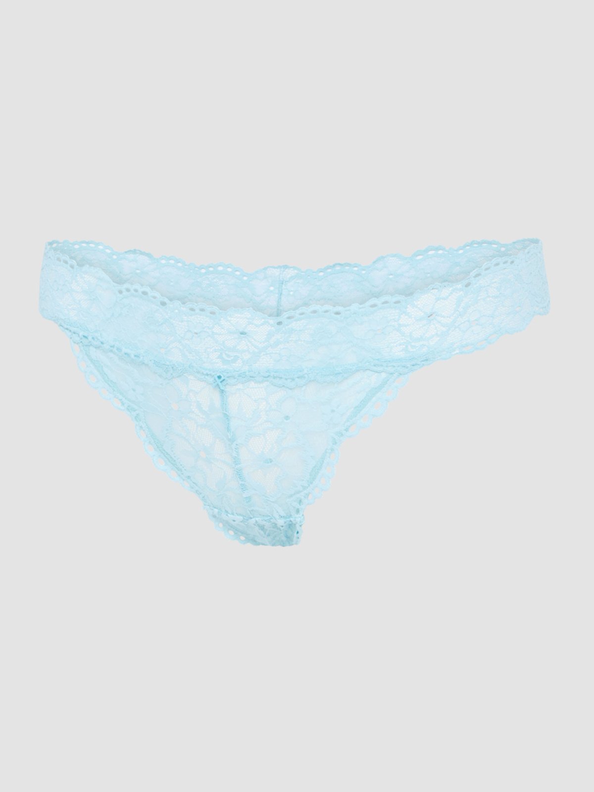 Soft N' Savage Lace Thong Panty in Blue | SAVAGE X FENTY