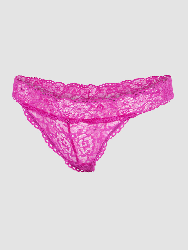 Soft N' Savage Lace Thong Panty in Purple | SAVAGE X FENTY