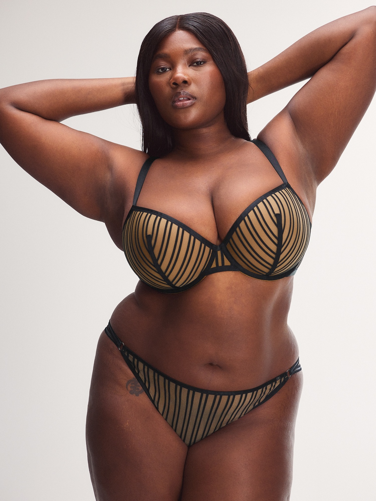 Strappy Hour Striped String Bikini Panty