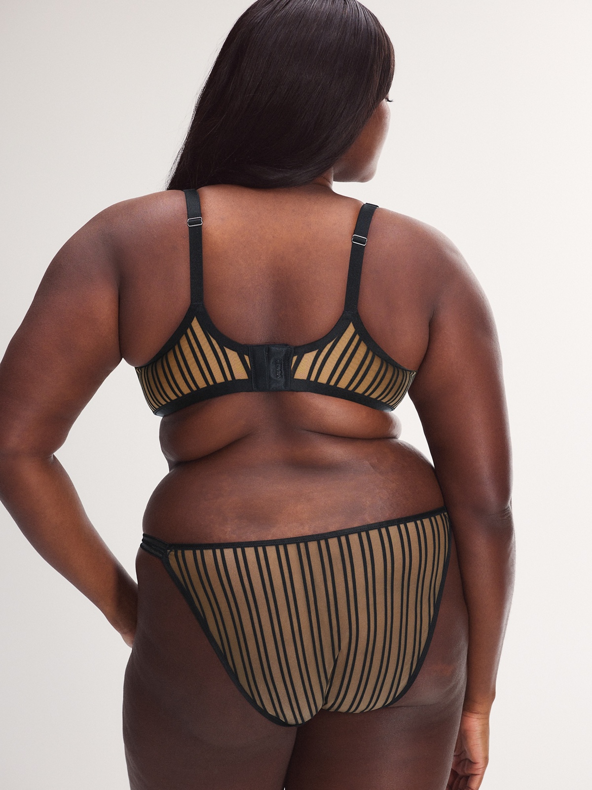 Strappy Hour Striped String Bikini Panty