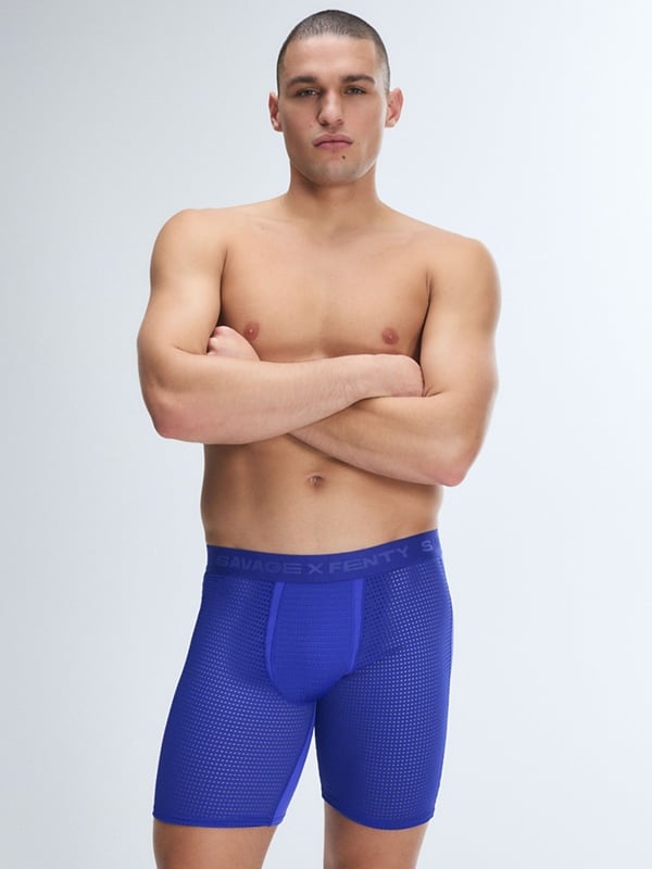 Shadow Fit Mesh Long Boxer Briefs