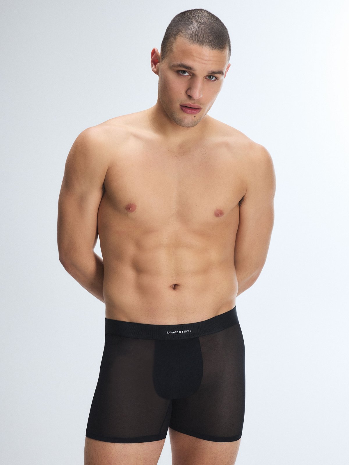 Sheer For It Boxer Briefs in Black | SAVAGE X FENTY