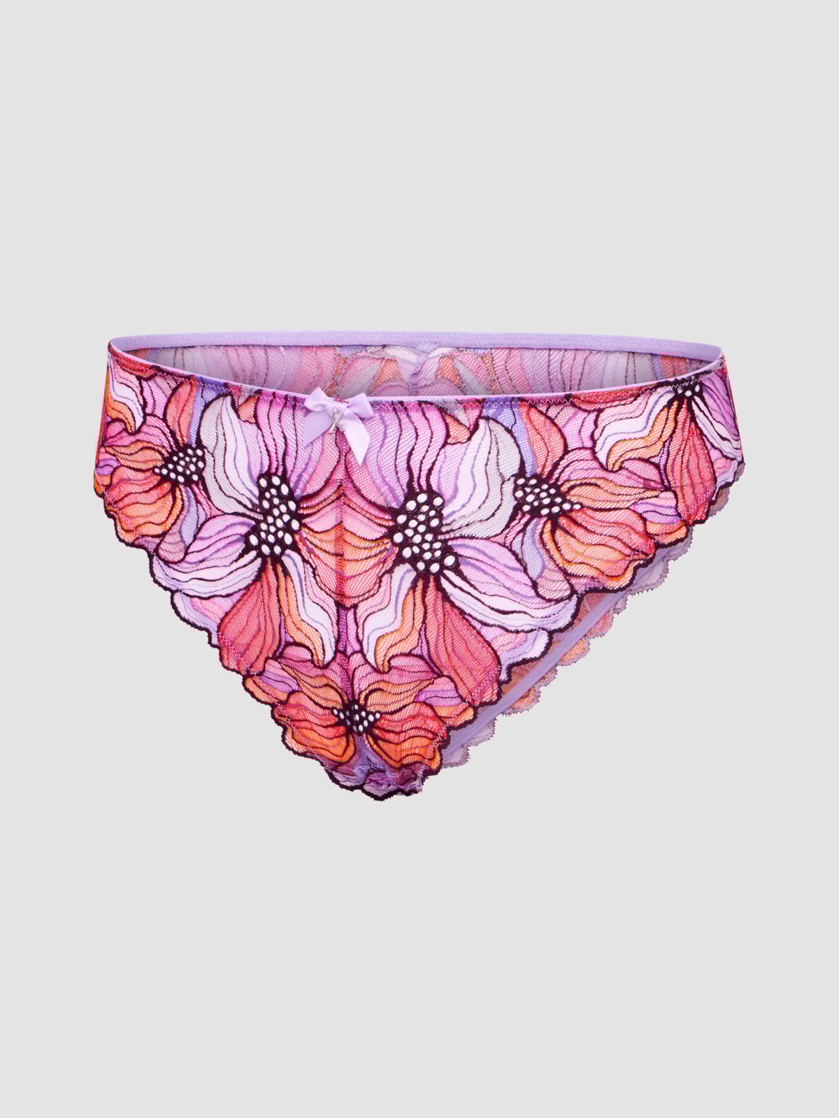 Mosaic Floral Lace Cheeky Panty