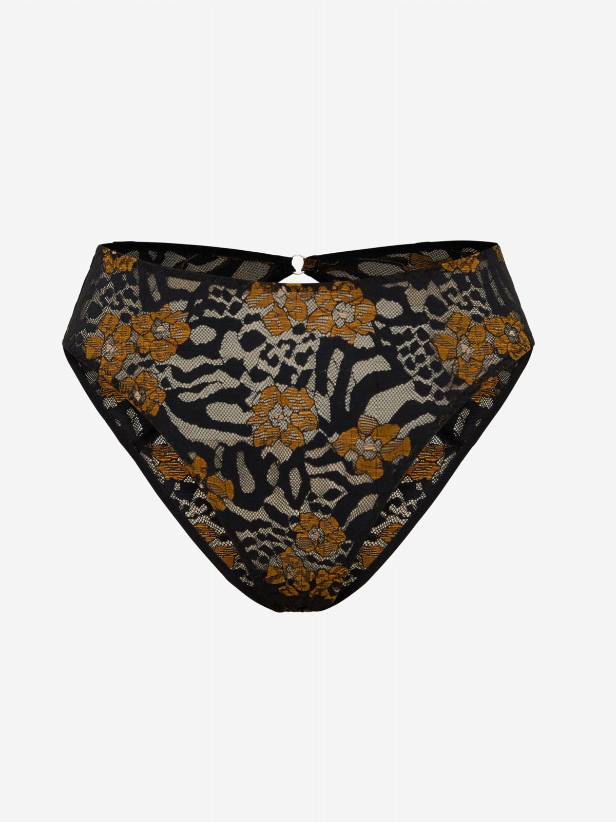 Feline Floral Cheeky Panty