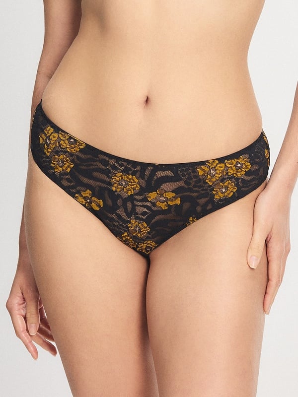 Feline Floral Cheeky Panty