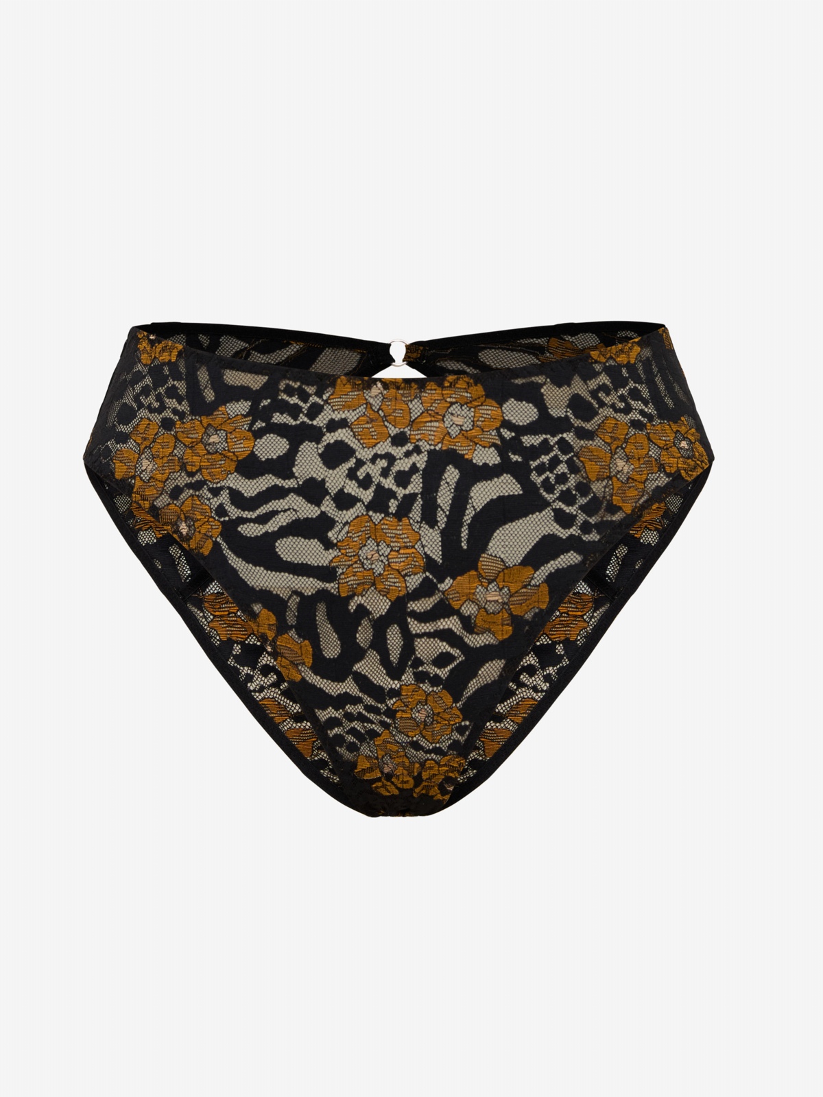 Feline Floral Cheeky Panty
