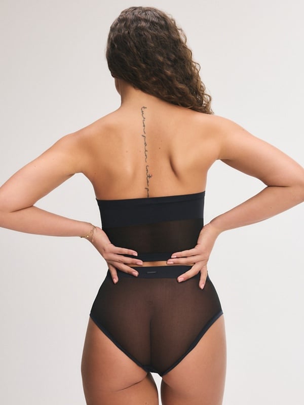In The Spotlight Sheer High-Waist Cheeky Panty