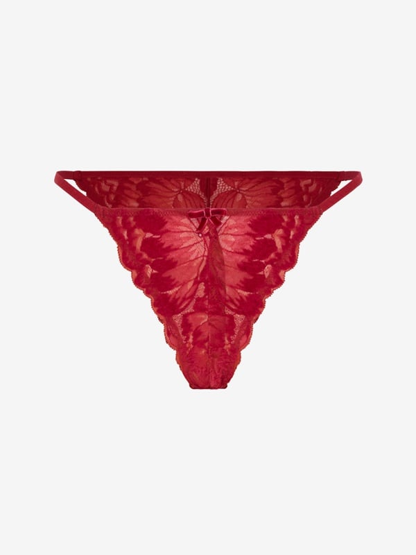 Plush Rush Velvet String Brazilian Panty