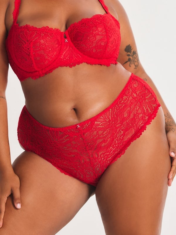 Romantic Corded Lace Hipster Panty