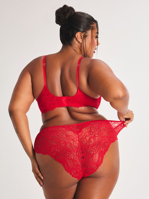 Romantic Corded Lace Hipster Panty