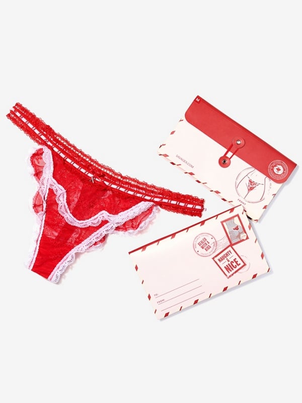Giftable Lace Thong Panty