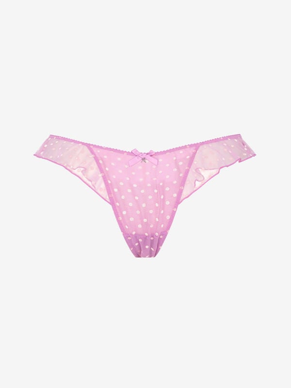 On The Dot Mesh Brazilian Panty