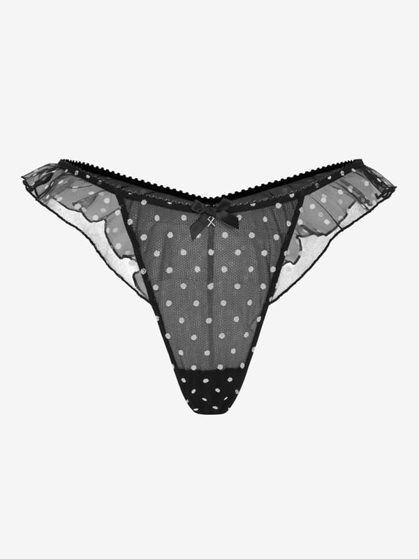 On The Dot Mesh Brazilian Panty