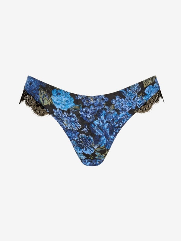 Floral Rush High-Leg Thong Panty