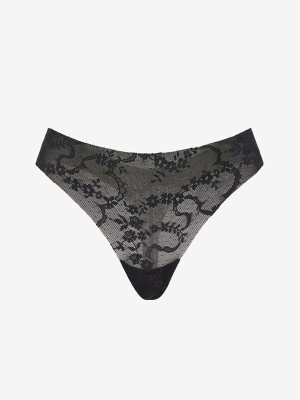 No-Show Lace Thong Panty