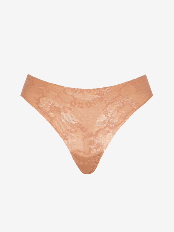 No-Show Lace Thong Panty