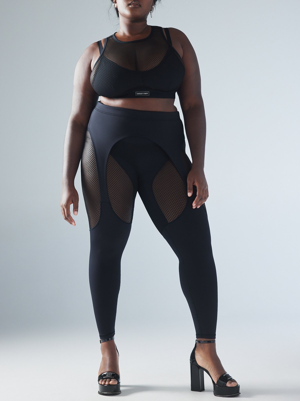 Savage X Fenty Leggings Black Size 1X - $16 (54% Off Retail) New With Tags  - From Jada